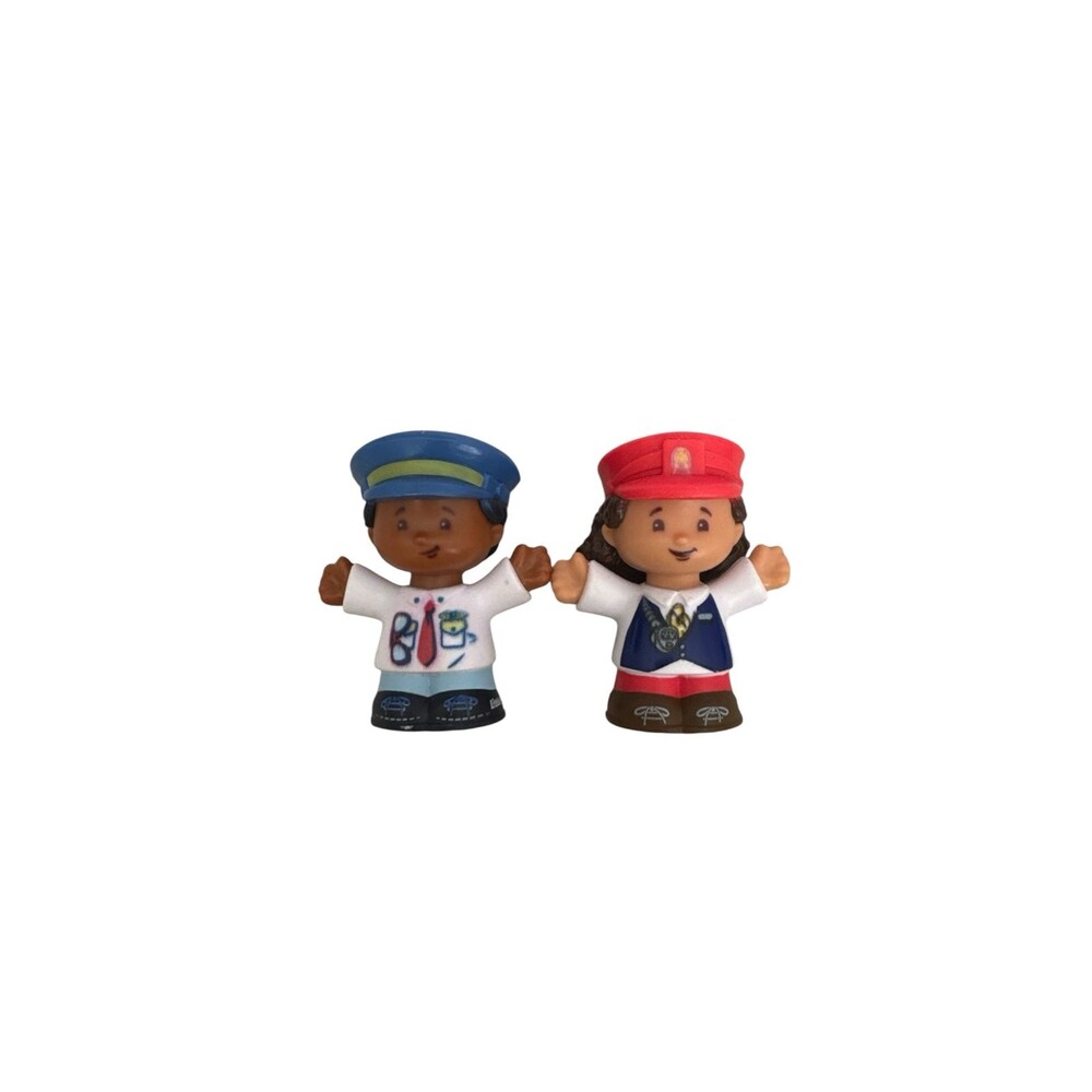 Fisher Price Little People Train Conductor and Airplane Pilot 2016